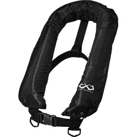 JES-BASARO B-Life-Jac-TYPE-J-MN/AT Automatic Inflatable Life Jacket, Life-saving Device, Compatible with Both Automatic/Manual Models, 2-Way Model, Shoulder Bag, Vest Type, Fishing, Men's, Women's,