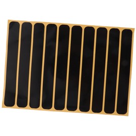 Parliky Reflective Motorcycle Helmet Stickers 10 Strips Safety Decals for High Visibility Black Reflective Vinyl for Night Use Suitable for Bicycles and Motorcycles