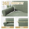 H.VERSAILTEX Jacquard Sofa Slipcover with Waterproof Seat Furniture Protector 1