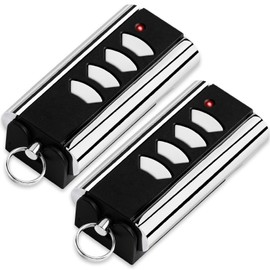 Selridasia Pack of 2 433.92 MHz Garage Opener for Standard Steel Handheld Transmitter, Garage Door Remote Control Compatible with Standard Steel Crawford RCU433 4K, RCU433-2, RCU433-4