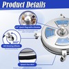 M MINGLE 17'' Pressure Washer Surface Cleaner, Driveway Pressure Washer