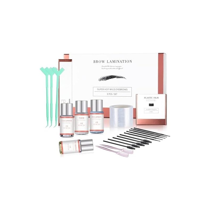 Bluemega permanente de cejas Laminado de Cejas, Juego de Cejas