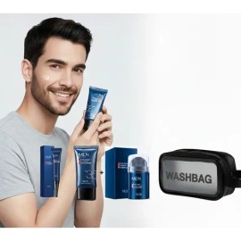 Skincare Hombre Protector Solar Contorno Ojos E Hidratante                                                                                            
