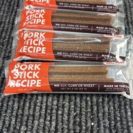 PŪR LUV 5pk Bark Box Pur Luv Large PORK Stick 2oz each  Grain Free Dog Chew Treat