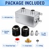 EZPROIT 10AN Oil Catch Can 1.2L Universal Alumium Dual Breather