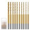 10Pcs Mini Twist Drill Bit Set, 0.6mm-2.2mm Micro Engraving Drill