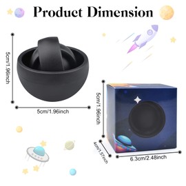 Yrissmiss Fidget Toys Adults 2PC, Sensory Toys for Kids with Autism, Cool Gadget Gifts for Boys Girls Teens Kids, Desk Toy ADHD Stress Relief Finger Toy Fidget Spinner