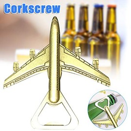 Arinda Abridor de Botellas de Avión, Aleación, Regalo para Viajeros, Pilotos, Asistentes de Vuelo y Veteranos Militares