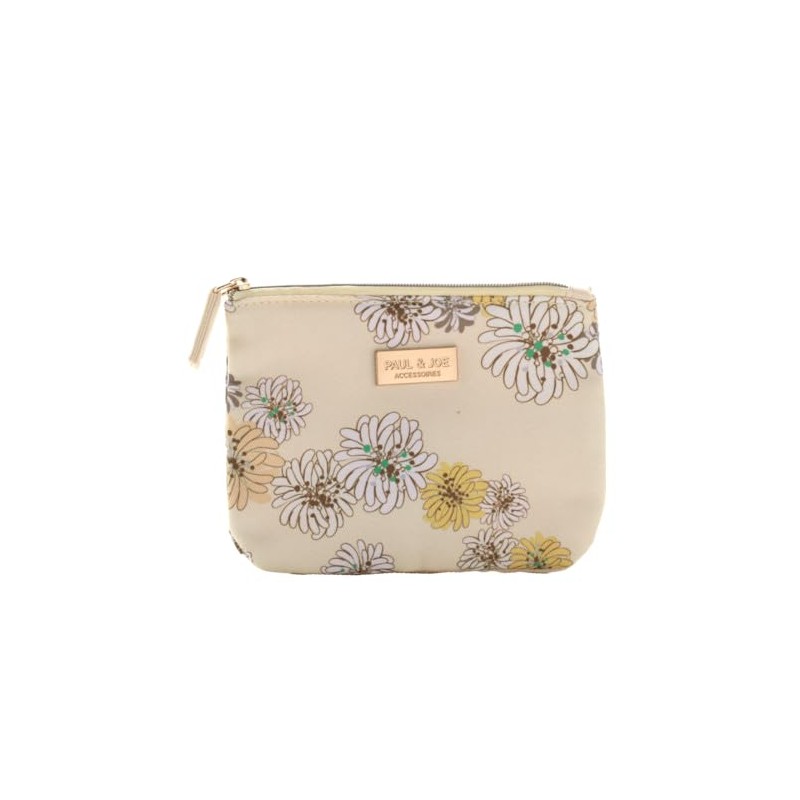 PAUL&JOE ACCESSOIRES 107457-9203-03 Tissue Pouch, 9203 (Yellow), Floral Pouch, Hand