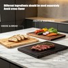 Teak Wood Book Cutting Board Set of 3 with Display