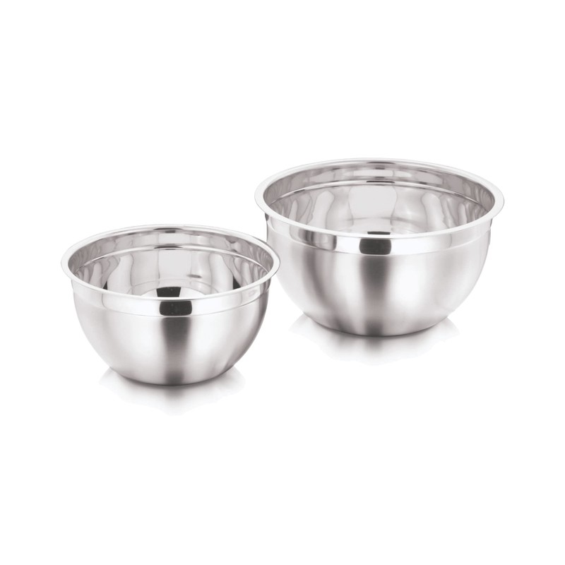 Tredoni Professional Stainless Steel 35 cm Deep Mixing Bowl, Robust,