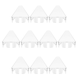 White 7/8" x 3" Pointed Vinyl Picket Caps | Pack of 10