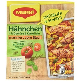 Maggi Fix&Frisch Chicken with Vegetables and Potatoes Marinated from Tray, Pack of 22 (22 x 27 g)
