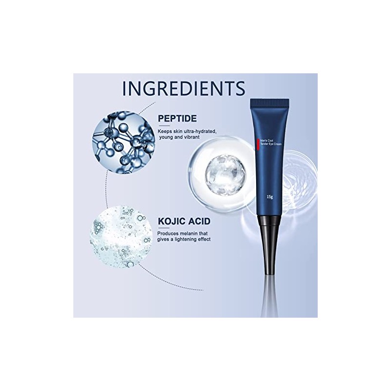 Bluemega Crema para Ojos Hombre con Retinol Firming Moisturizing