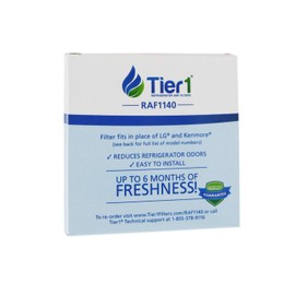 Tier1 LT120F Refrigerator Air Filter | Replacement for LG LT120F, ADQ73214402, ADQ73214404, ADQ73214403, ADQ73334008, Kenmore Elite 46-9918, Fridge Air Filter