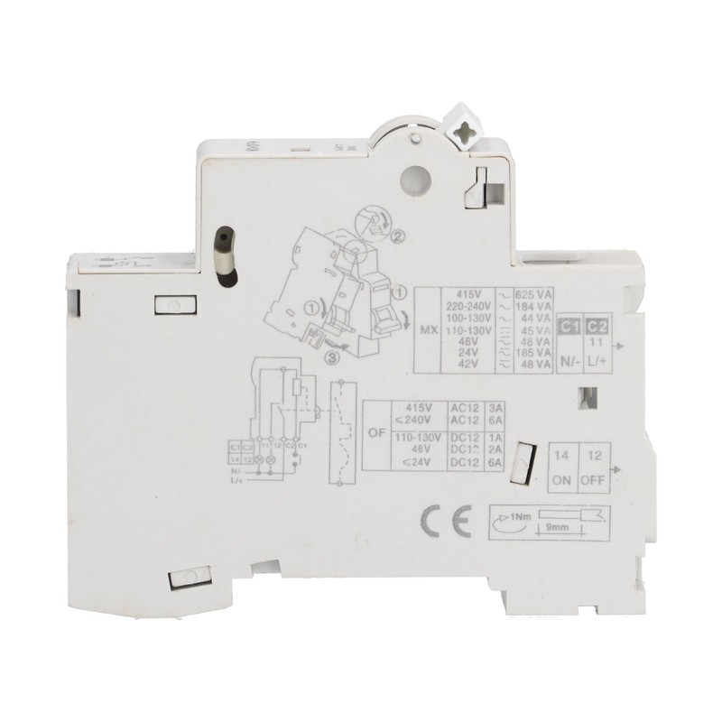 Circuit Breaker Alarm C65 MX+OF Accurate Waterproof Shunt Auxiliary Circuit