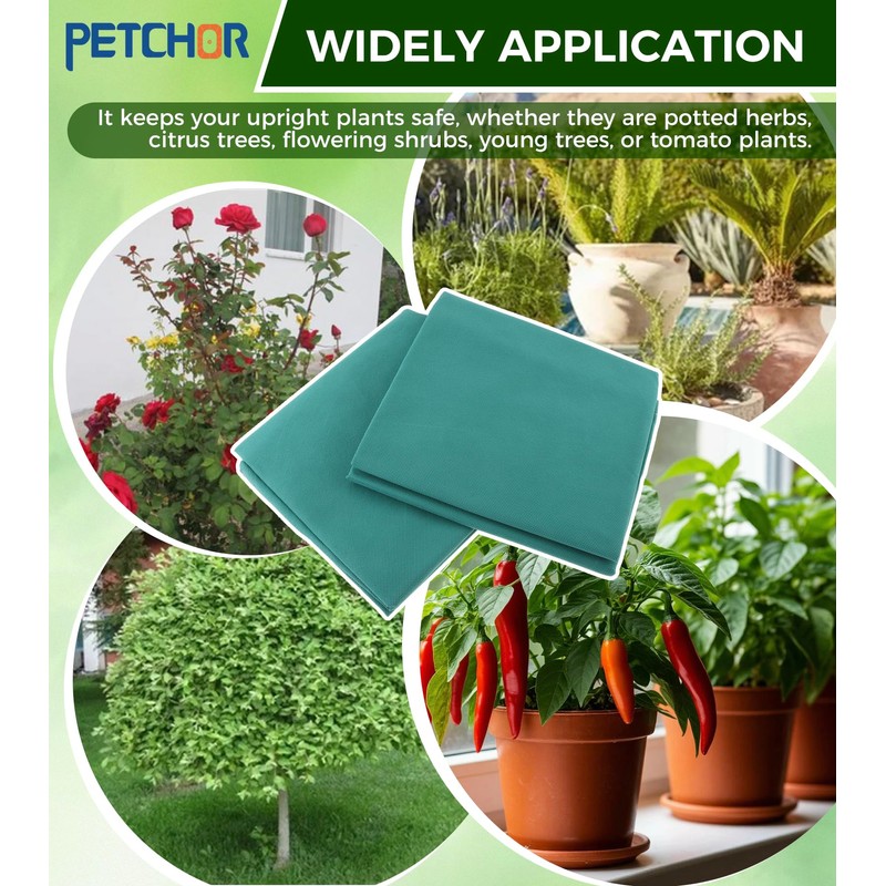 PETCHOR 4PCS Winter Plant Covers Freeze Protection for Outdoor Plant