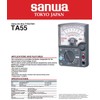 GuliTech Japan Sanwa TA55 Analog Multitesters Multifunction Multi-Range Pointer Multimeter
