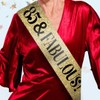85th Birthday Sash - "85 & Fabulous" Birthday Sash -
