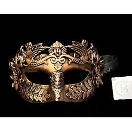 Masquerade Mask Venetian Greek Roman Warrior Egyptian Style MEN masquerade mask (ROSE GOLD)