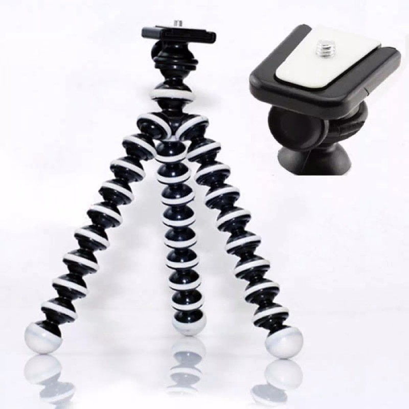 TechMel Holder Flexible Tripie Octopus Con Clip Para Celular Camara