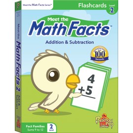 Meet The Math Facts Addition & Subtraction Flashcards - Level 2