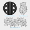 ATOMUS 101pcs Tattoo Ink Cap Kit with 1pc Cup Holder