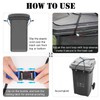 CenterZ Trash Can Lid Lock, 2 Pack Adjustable Garbage Can