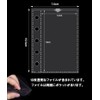 Transparent Seal Book, 5 Holes Clear Binder Seal Storage, Sith