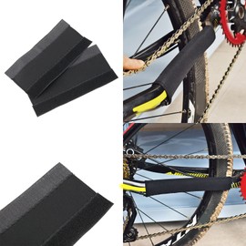 eMagTech 4Pcs Bicycle Frame Protective Cover Replacement Bicycle Chain Stay Protector Bike Frame Protection Guard Pad Cover Bike Accessories for Protect Bicycle Chain
