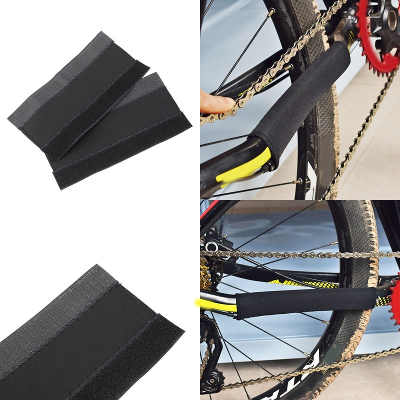 eMagTech 4Pcs Bicycle Frame Protective Cover Replacement Bicycle Chain Stay