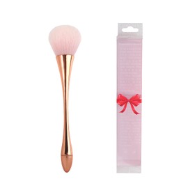 Qwesure Xixi Small Waist Large Makeup Brush Loose Powder Brush Soft Fluffy Makeup Brush for Daily Use (Rose Gold)