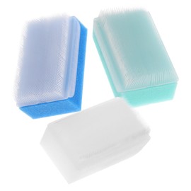 Healeved 3pcs Shampoo Bath Scrubber Soft Sponge for Gentle Scalp Massage Bath Brush for Boy Girl Healthy Cleansing and Relaxation Tool