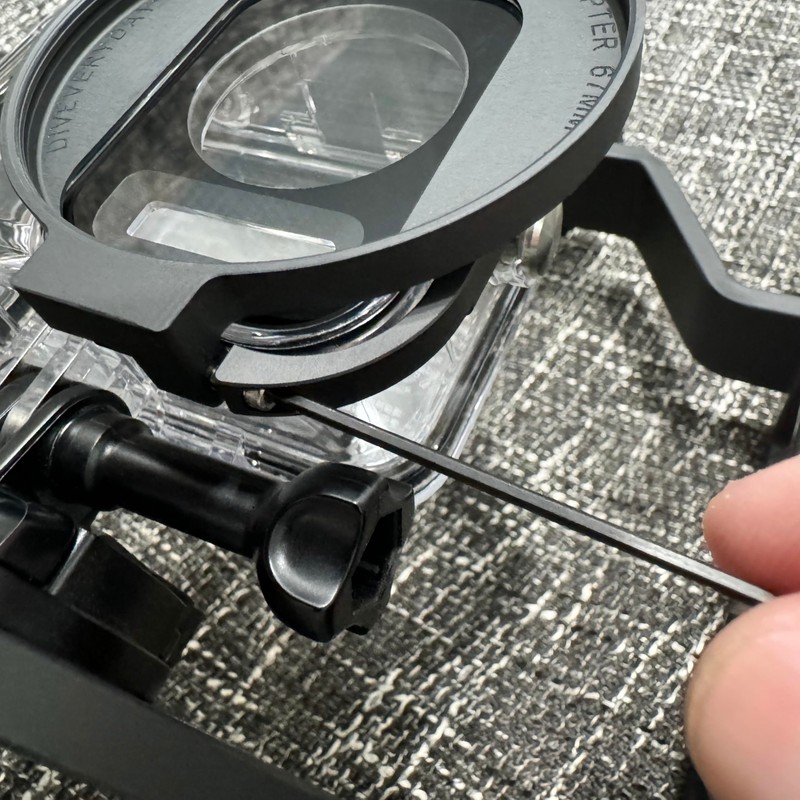 Original Waterproof Case Compatible with DJI Action M67 Lens Adapter
