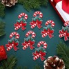 Hoolerry 14 Pcs Candy Cane Iron on Patches Christmas Iron