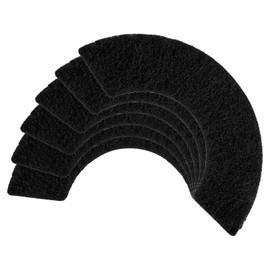 NQEUEPN Pack of 6 Carbon Filters for Litter Robot 4, Activated Carbon Filter Replacement Carbon Filter for Cat Litter Tray Filter Replacement Suitable for Litter Robot 4 (Black)