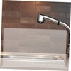 WOONEKY Bathtub Splash Guard Corner Spatter Preventer Kitchen Sink Splashing