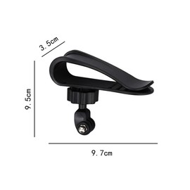 INVINEEX Car Visor Camera Mount, 360° Rotation & 180° Flip Adjustable Clip Mount for Insta360 X4 X5 X3 DJI Osmo Pocket 3/360 Action 5Pro 4 3 - Compatible with Drivers, Vloggers