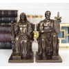 Ebros Gift Set of 2 Contemplation of Justice and Authority