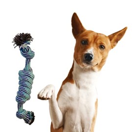 Dog Rope Toy For Small Dog Durable - Interactive Chew Toy for Small Dogs, Dental Health and Exercise - Pet-Friendly and Non-Toxic (Small Sky Blue)