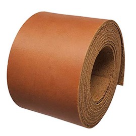 3 Inch Leather Strips 60 Inch Long - 6-7 oz (2.4-2.8 mm) Latigo Leather Strips Great for Belts, Collars,Leather Craft - Made in USA by Pitka Leather (Honey)