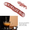 120pcs Coffee Machine O Ring High Temperature Resistance Waterproof Silicone