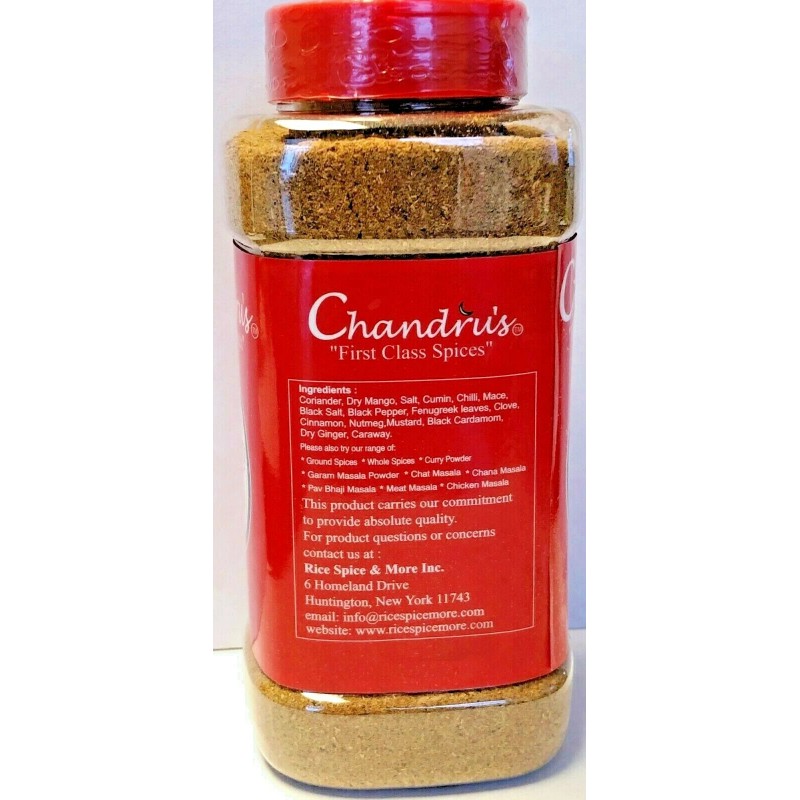 Chandru's Tawa Fry Spice Blend For Vegetables-200 g Jar-US