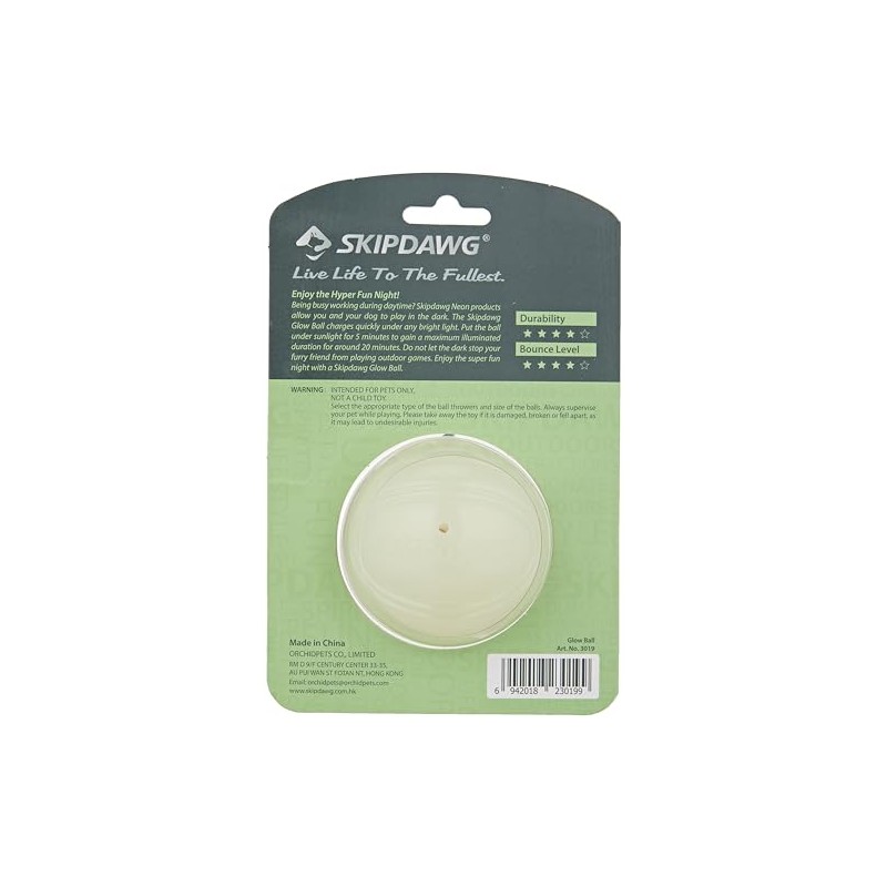 Skipdawg Neon Glow Ball Pack of 5 80 g