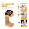 LALAFINA 1Pc Bamboo Smart Watch Charging Stand Durable Lightweight Charging