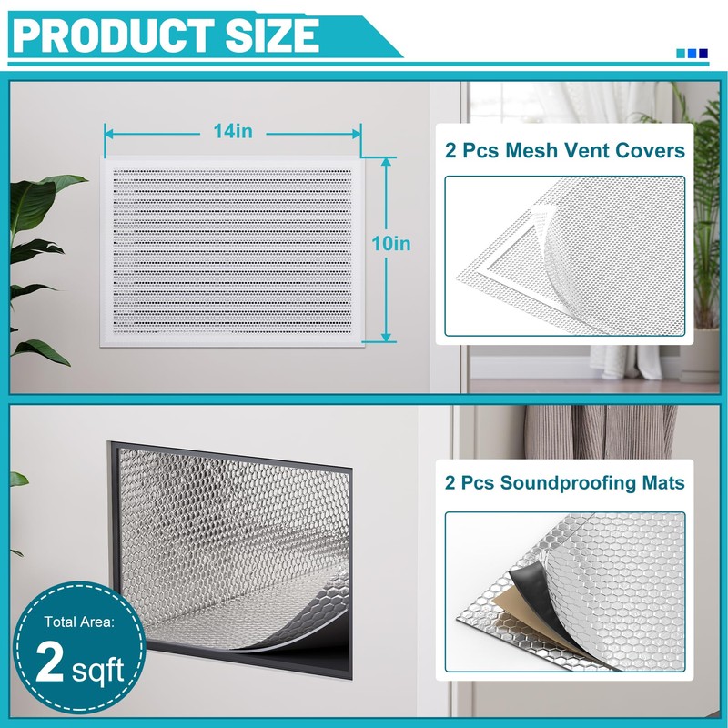 Chiligent Sound Deadening Kit for Vent, Vibration Damping and Noise