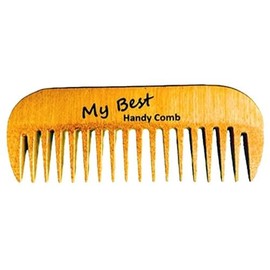 COMB-My Best Handy wooden comb for all hair types. Eco friendly FSC certified Birch, anti static massage comb