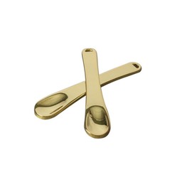 Healeved 15pcs Metal Makeup Spatula Scoop for Facial Cosmetic Applications for Creams Masks and Moisturizers Compact and Convenient for Travel