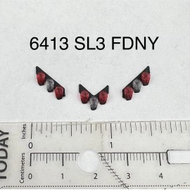 Non-operating Lightbars 3 Pack 1/64 FDNY NYPD Split Vector Lightbar New York Fire Truck ESU Code 3