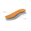 Orthotic leather insoles for children with longitudinal arch support, Anatomix